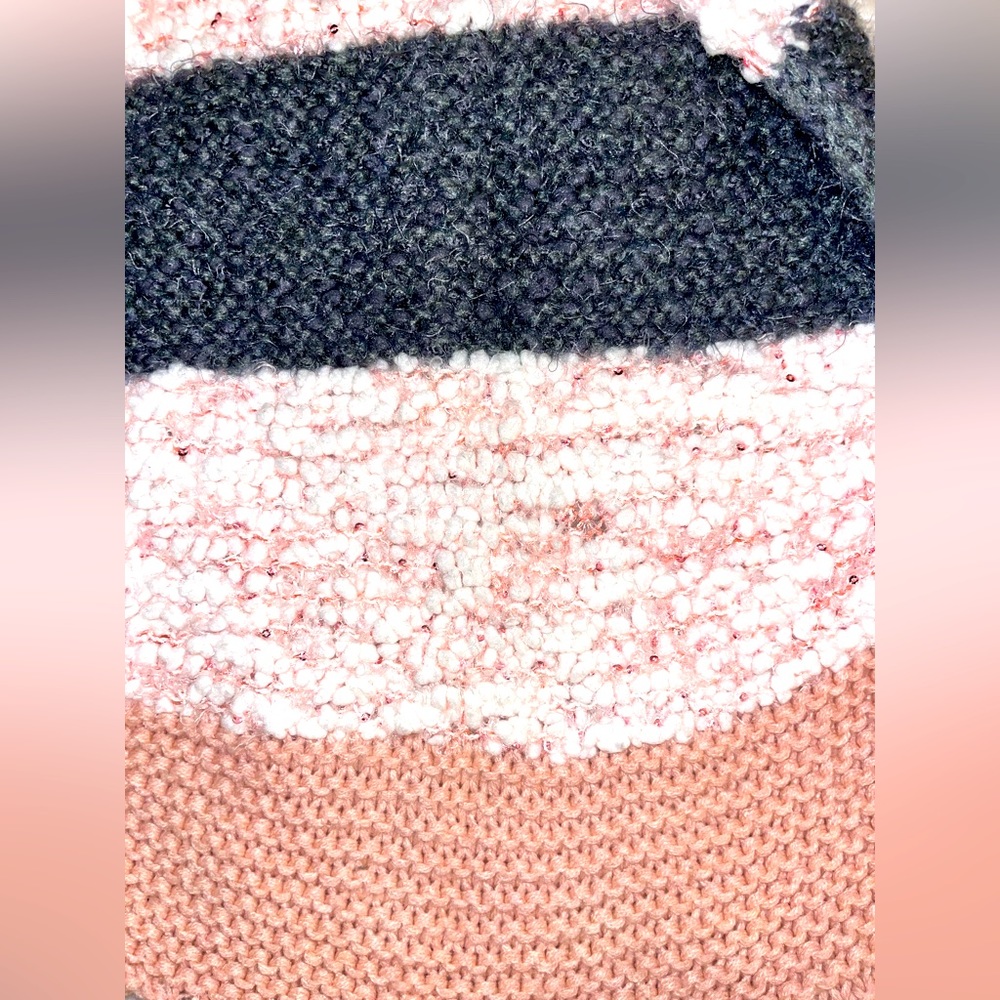 Warm pink scarf